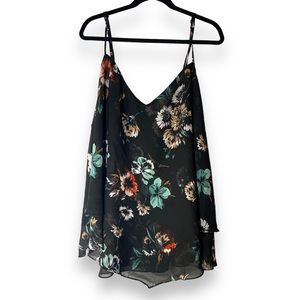 Torrid Floral Chiffon Flowy Tank Top